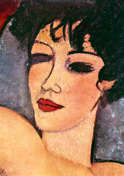 (Detail) of a Sleeping Nude, c1917 by Amedeo Modigliani