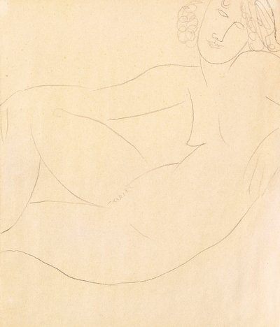 Nude Woman Leaning, 1918 by Amedeo Modigliani