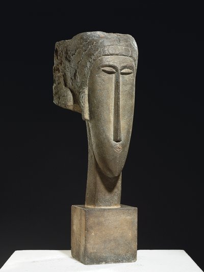 Head, c.1910-12 by Amedeo Modigliani
