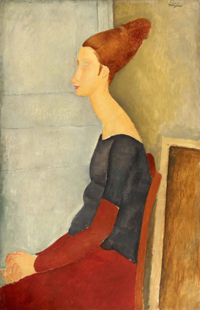 Jeanne Hébuterne with Henna by Amedeo Modigliani