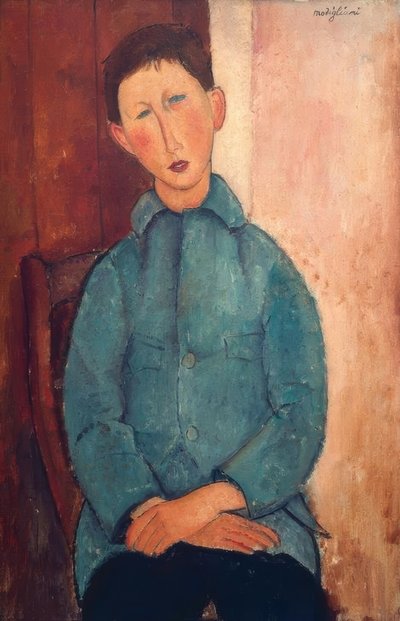 Boy in Blue Jacket by Amedeo Modigliani