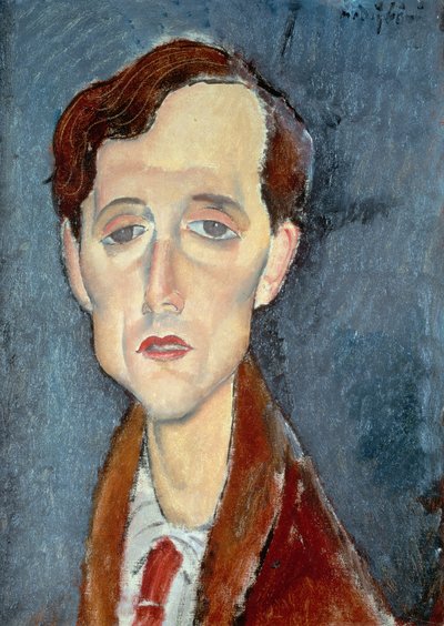 Portrait of Franz Hellens by Amedeo Modigliani