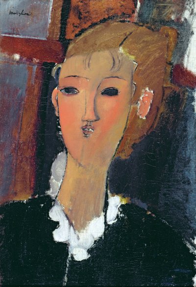 Young Woman in a Small Ruff by Amedeo Modigliani