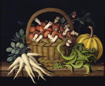 Basket of Mushrooms by Amelia Kleiser