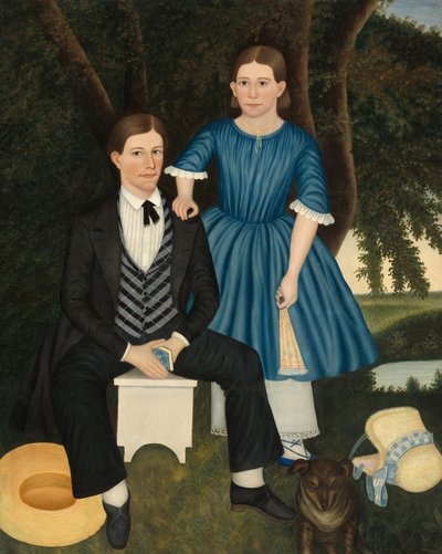 Brother and Sister by American 19th Century