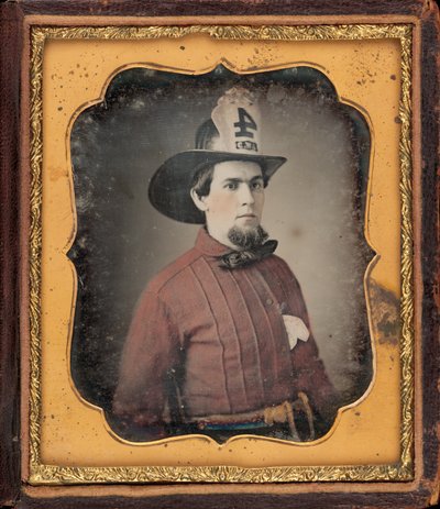 Portrait of a Fireman by American 19th Century