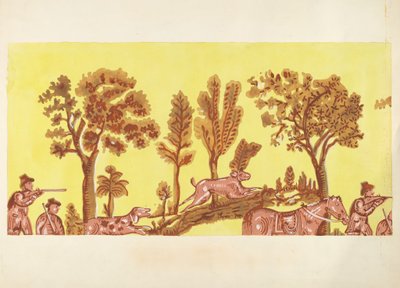 Bandbox Design (Rabbit Hunt) by American 20th Century