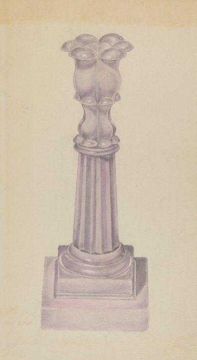 Candlestick by American 20th Century