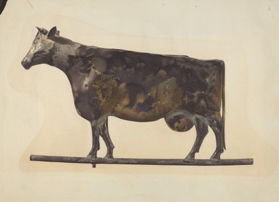 Cow Weather Vane by American 20th Century