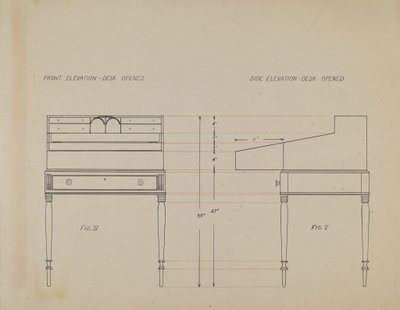 Desk by American 20th Century
