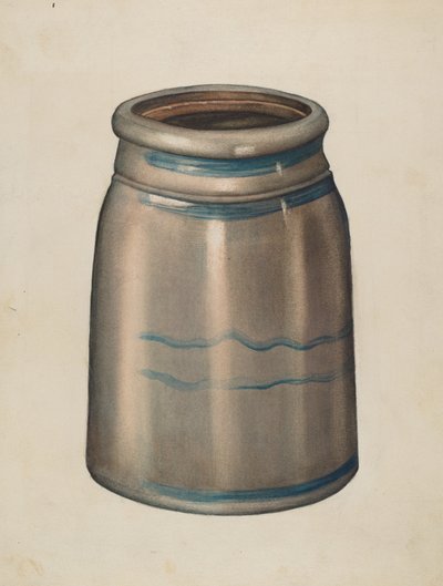 Earthenware Jar by American 20th Century