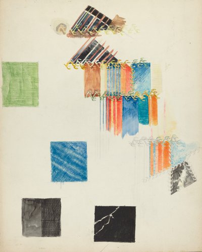 Embroidery: Technique Demonstration by American 20th Century