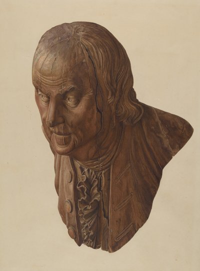 Figurehead: Benjamin Franklin by American 20th Century