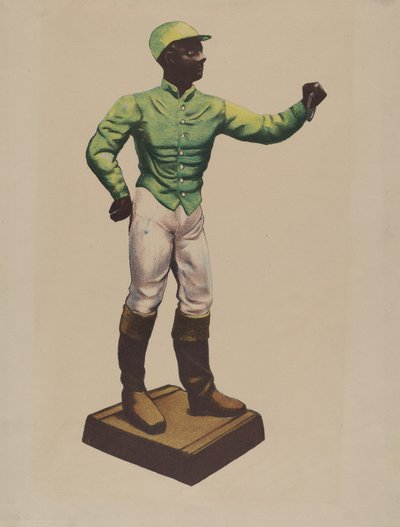 Jockey Hitching Post by American 20th Century