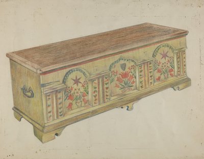 Pa. German Chest by American 20th Century