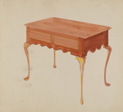 Rectangular Serving Table by American 20th Century