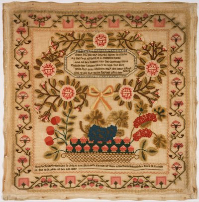 Sampler by American Made by Eliza M. Kandle