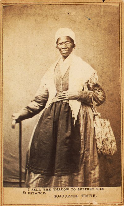 Carte de Visite of Sojourner Truth, 1864 by American Photographer