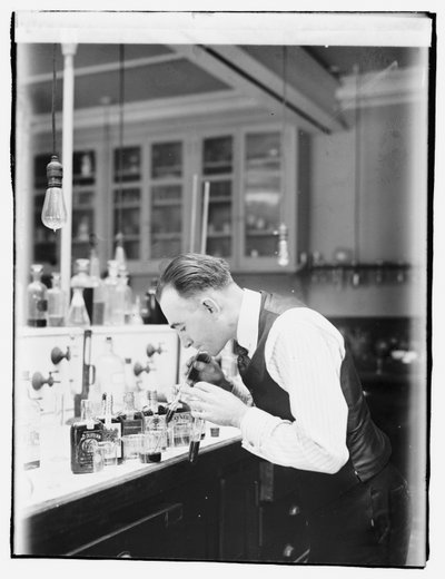 Internal Revenue Bureau Chemist G.F. Beyer by American Photographer