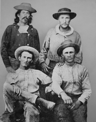 Pony Express Riders, c.1860 by American Photographer