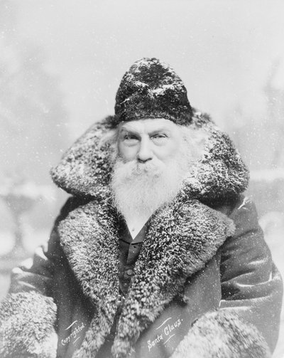 Real-Life Santa Claus, c.1895 by American Photographer