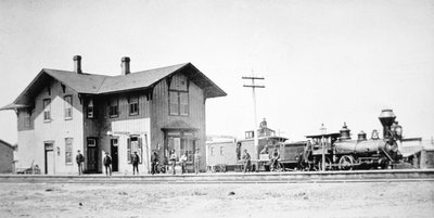 Rincon Train Station, New Mexico by American Photographer