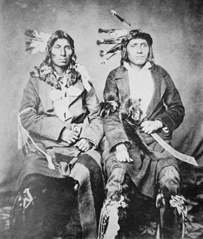 Two Sioux Chiefs by American Photographer