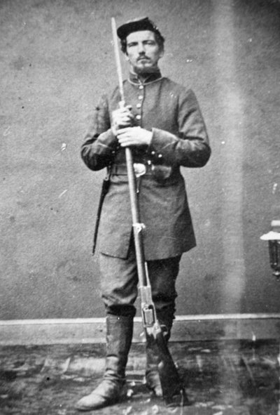 Union soldier of Berdan