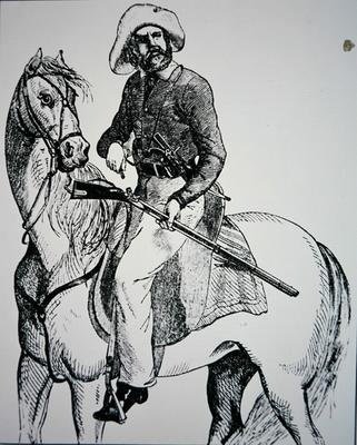 A Texas Ranger, c.1845 by American School