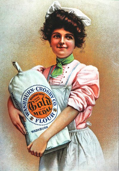 Advertisement for Gold Medal Flour by American School