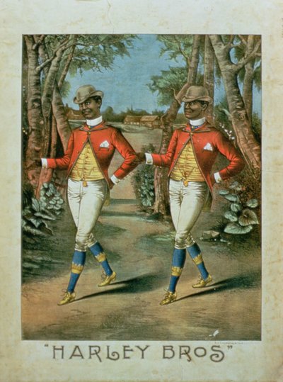 Advertisement for the Harley Brothers by American School