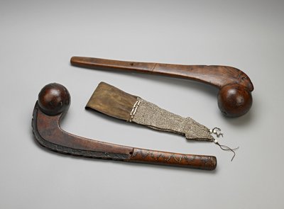 Ball-Headed Tomahawk Clubs by American School