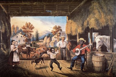 Barn dance in Kentucky by American School