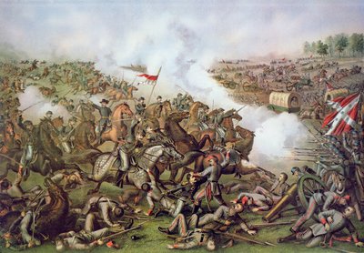 Battle of Five Forks, Virginia by American School