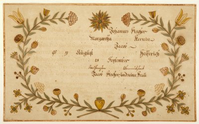 Birth and Baptismal Certificate by American School