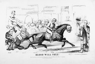 Blood Will Tell, Political Cartoon by American School