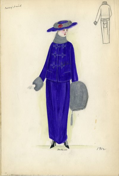Day Dress, Belchof David by American School