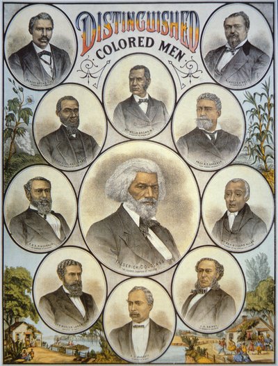 Distinguished black men by American School