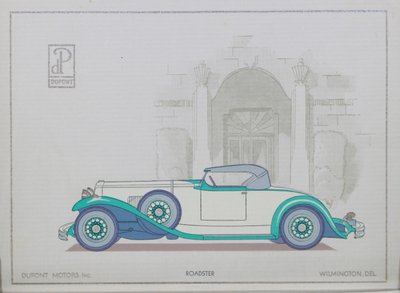 DuPont Motor Cars: Roadster, 1921 by American School