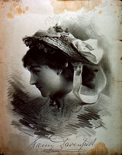 Fanny Davenport by American School