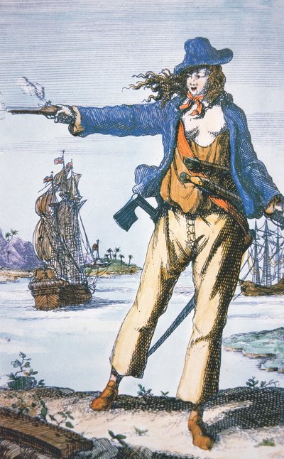 Female Pirate, Anne Bonny by American School