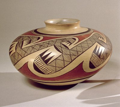 Hopi Bullware jar, from Arizona by American School