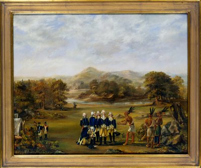 Indian Treaty of Greenville by American School