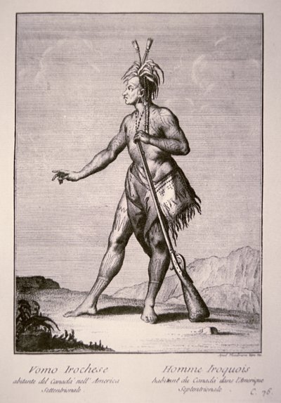 Iroquois Warrior by American School