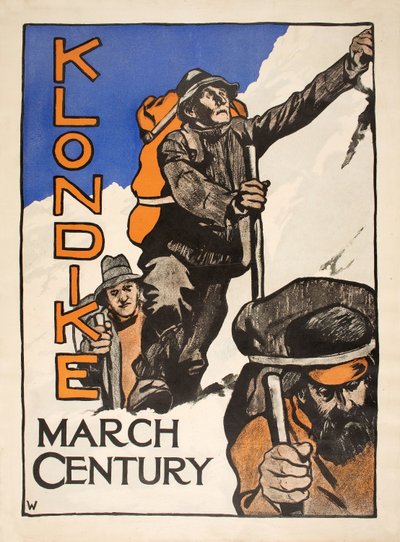 "Klondike" from Century Magazine, March 1898 by American School