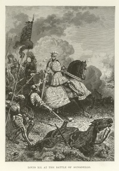 Louis XII at the Battle of Agnadello by American School