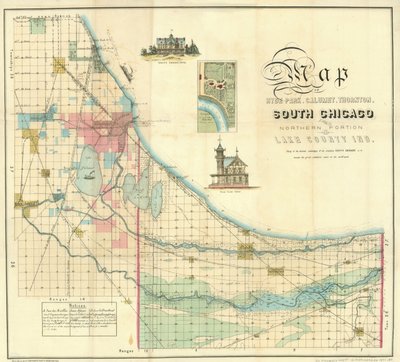 Map of South Chicago by American School