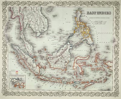 Map of the East Indies by American School