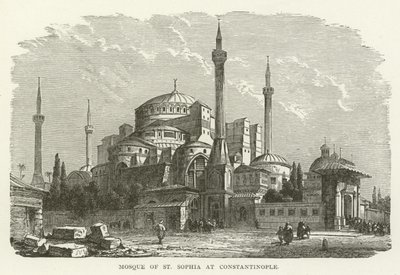 Mosque of St Sophia at Constantinople by American School