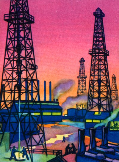 Oil Series: Wells by American School